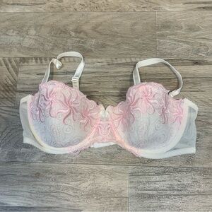 Vintage Rene Rofe Lingerie Lace Balconete Bra